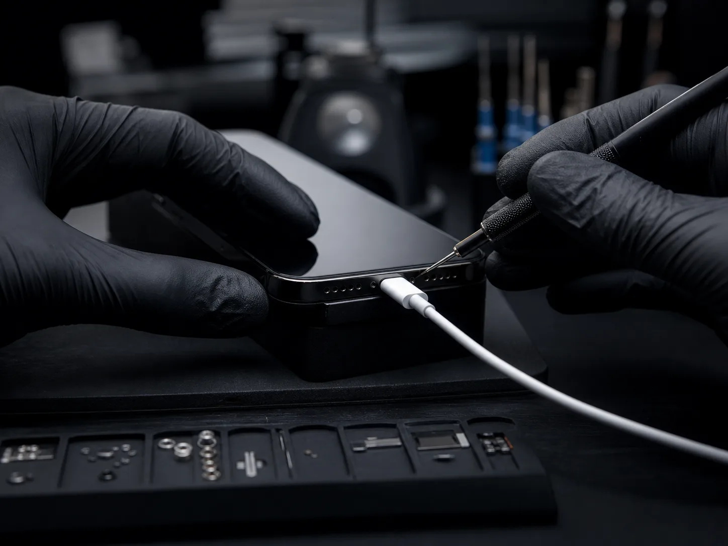 Charging port repair at MobileFix Malta